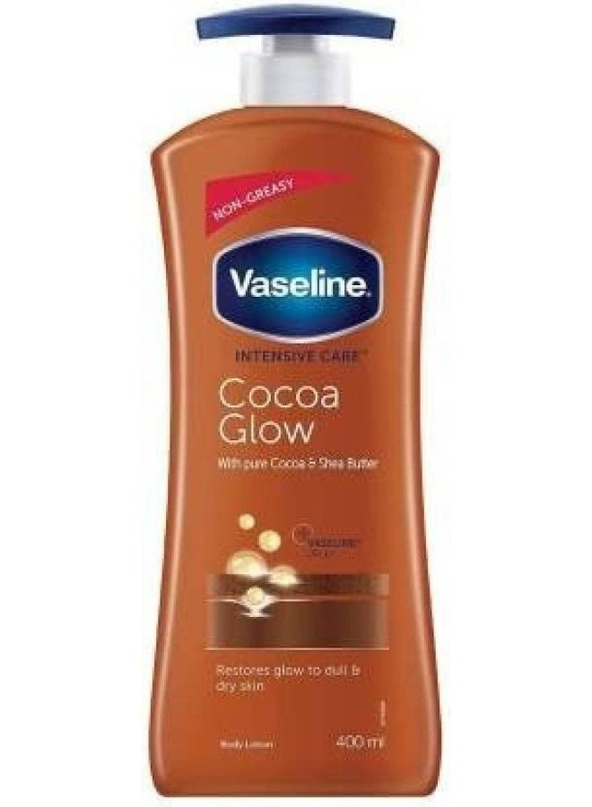 فازلين لوشن فازلين بزبدة الشيا بنكهة الكاكاو 400 مل × 2 (800 مل) - Image 2